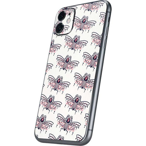 Cat Coq Blush Moth iPhone 11 Skin